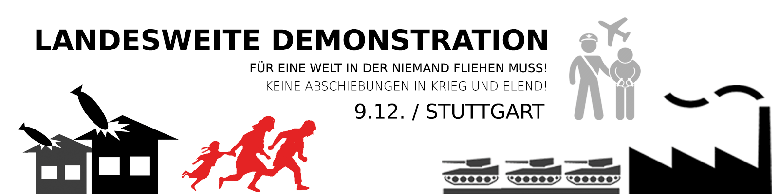 F&uuml;r eine Welt in der niemand fliehen muss!